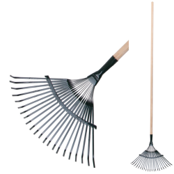 Kovov� hrable lamelov� s n�sadou, 40 cm, 22 zubov