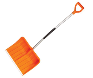 Lopata na sneh, hlin�kov� ergo n�sada, 510 mm, CLICK syst�m, rozlo�en�