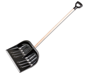 Lopata na sneh D-1, ECO, bukov nsada, 470 mm, rozloen