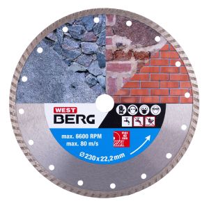 Diamantov� kot��, turbo, 230�2,4�22,2 mm