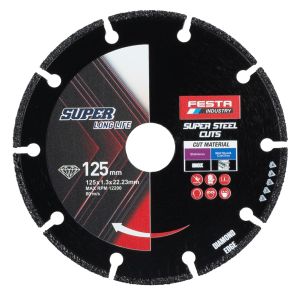 Diamantov� kot�� na kov, 125�1,3�22,2 mm