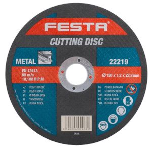 Rezn� kot��, 150�1,2�22,2 mm, rovn�