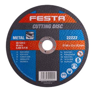 Rezn� kot��, 180�2,5�22,2 mm, rovn�