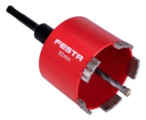 Diamantov� vykru�ov�k do �elezobet�nu, segmentov�, SDS+, 82 mm