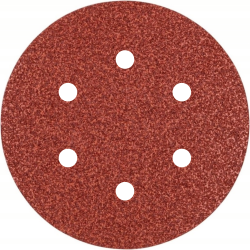 Brsny vsek na zips PS 18 EK, 150 mm, P40, dierovan D6, GLS3