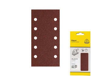 Brsny psik na zips PS 22 K, 115105 mm, P40, dierovan D10, GL15, 5 ks blister