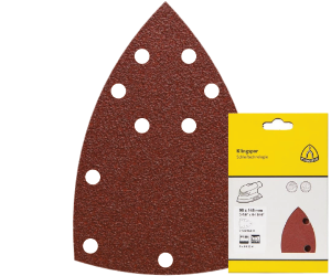 Brsny vsek na zips PS 22 K, 102150 mm, P40, dierovan D11, GLS67, 5 ks blister