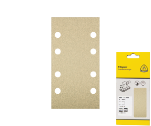 Brsny psik na zips PS 33 CK, 93178 mm, P60, dierovan D8, GL17, 5 ks blister