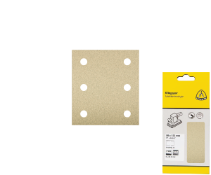 Brsny psik na zips PS 33 CK, 103115 mm, P40, dierovan D6, GL19, 5 ks blister