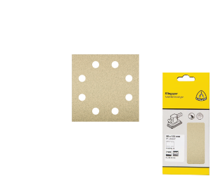 Brsny psik na zips PS 33 CK, 115115 mm, P60, dierovan D8, GL20, 5 ks blister