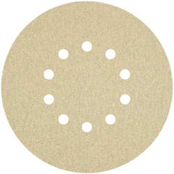 Brsny vsek na zips PS 33 CK, 225 mm, P40, dierovan D10, GLS52